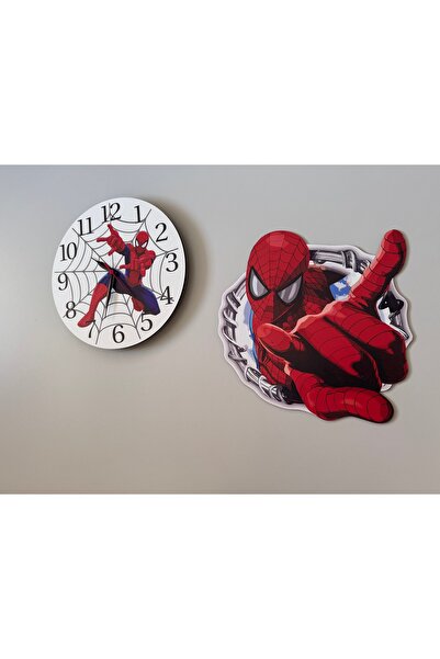 UViolets Dekoratif Ahşap Baskılı Örümcek Adam ( Spiderman ) Çocuk Odası Akses...