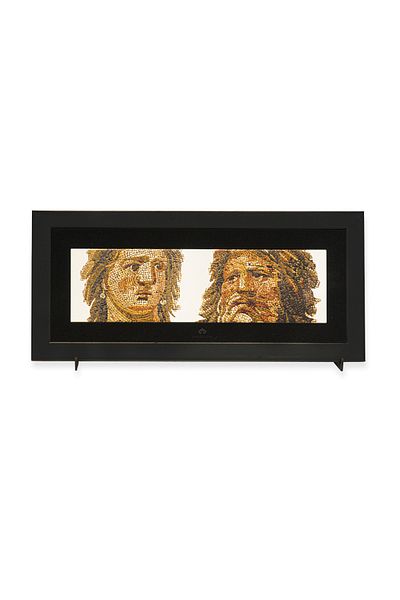 Anadolia Pegasus Mozaic Tablou din ceramică cu cadru negru