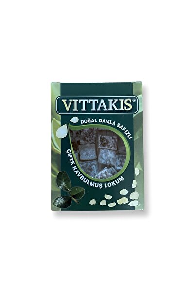 Damsak Gıda Vittakis Damla Sakızlı Çifte Kavrulmuş Lokum 75gr