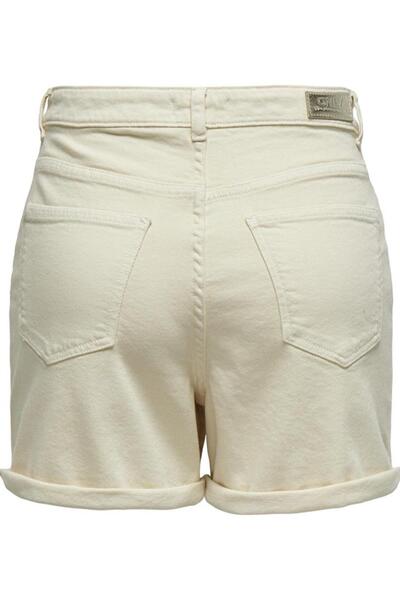 ONLY Onljosephine Stretch Shorts Dnm Azg Noos 15321381 Ecru