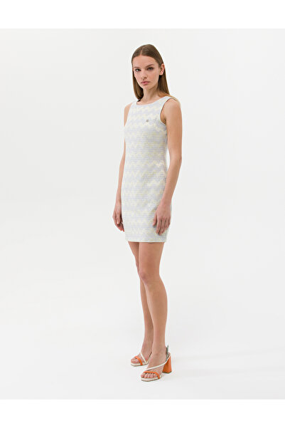 Pierre Cardin Ekru Slim Fit Dokuma Elbise 50265987-VR019