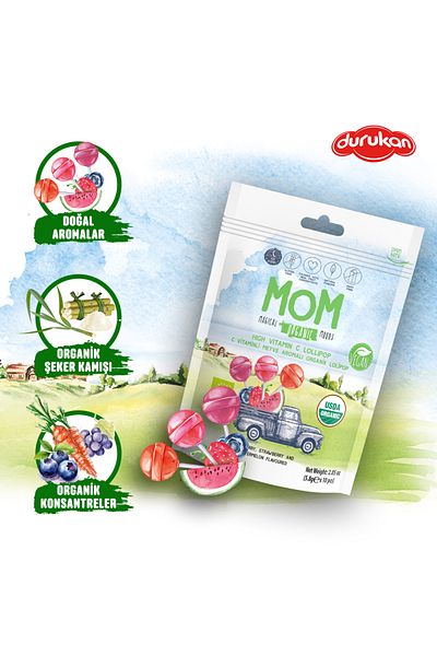 Smarta Organic Lollipop Fun Set - Kids + Mom