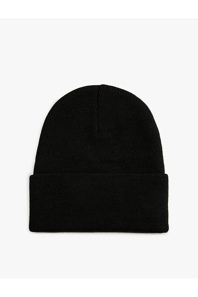 Koton Basic Beret with Folding Detail
