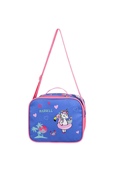 Waddell Unicorn Patterned Licensed Primary School Bag with Lunch Bag 24205