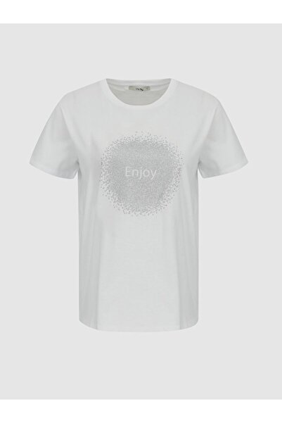 Ltb Baskılı Beyaz T-shırt