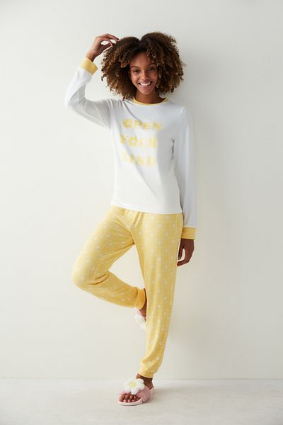 Penti Multicolored Open Mind Thermal Pajama Set