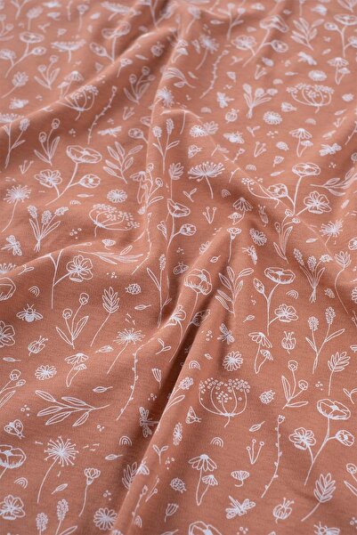 Boumini 80X80 cm 100% Cotton Double Layer Baby Blanket Spring Floral Tile