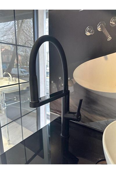 Boheme Fleko Yni Black Sink Faucet