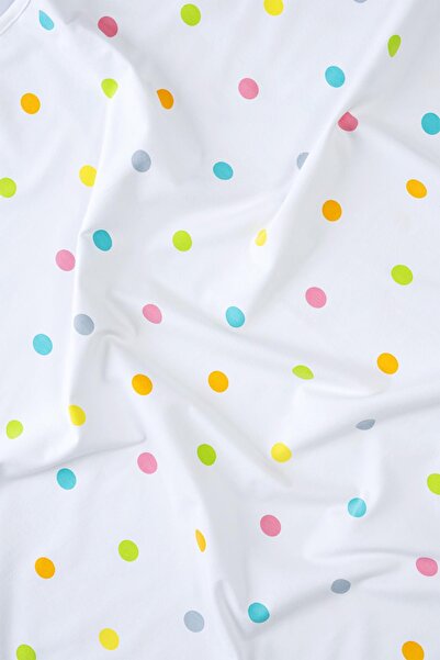 Boumini 80X100 cm Cotton Double Layer Baby Blanket Colorful Dots