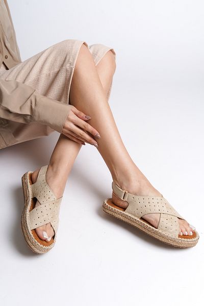Capone Outfitters Dámské espadrilové sandály Brook Cross Strap
