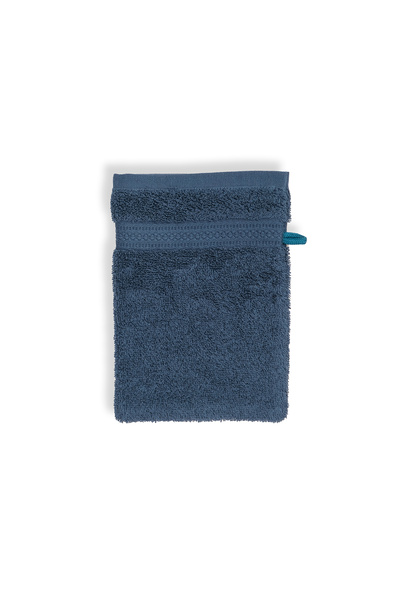 the ramify منشفة قطنية ناعمة باللون الأزرق الداكن للبشرة الحساسة