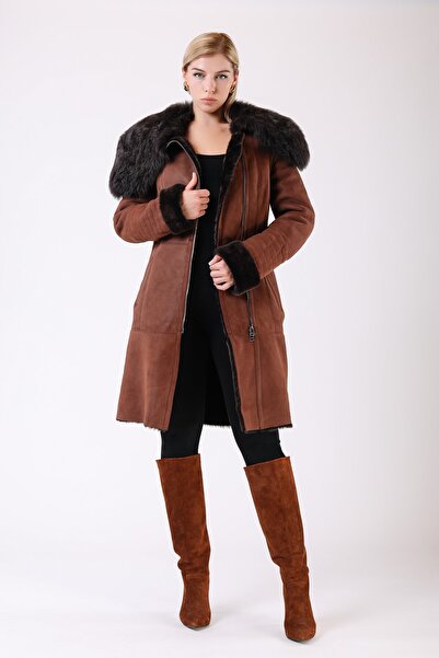 Leather Club Açık Kahve Toskana Kaban