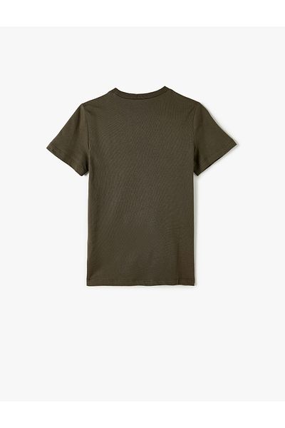 Koton T-Shirt Summer Themed Short Sleeve Crew Neck Cotton
