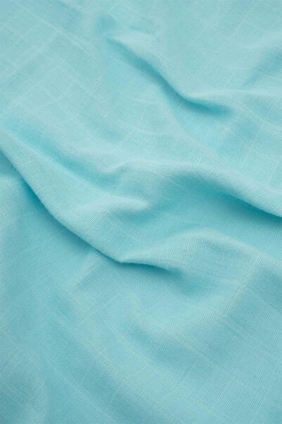Boumini Cotton Muslin Blanket 120X120 cm Turquoise