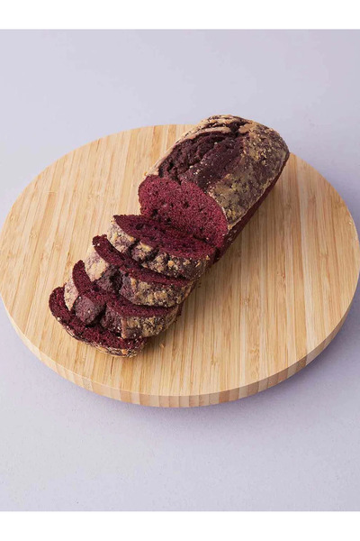 MELFSHOP لوح بيتزا دوار من الخيزران مقاس 36 سم - Royaleks-DPT36