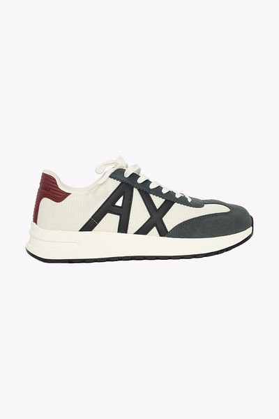 Armani Exchange Brand Logo U199 Sneaker - Men's Comfortable Sole Lace-Up Sports Shoes Xux071 Xv527-U199