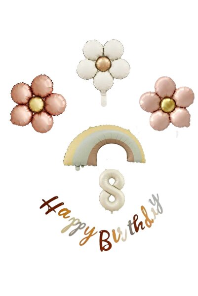 DÜVENCİ TİCARET Balon de vârstă - Folie RETRO Daisy