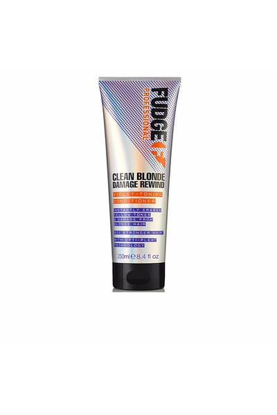 Fudge Professional Balsam de păr Clean Blonde Damage Rewind cu tonifiere violetă 250 ml