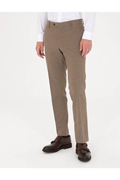 Pierre Cardin Açık Kahverengi Kumaş Pantolon 50277312-VR002