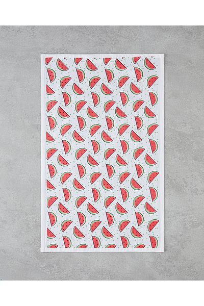 English Home Watermelons Cotton Drying Cloth 30X50 cm Red