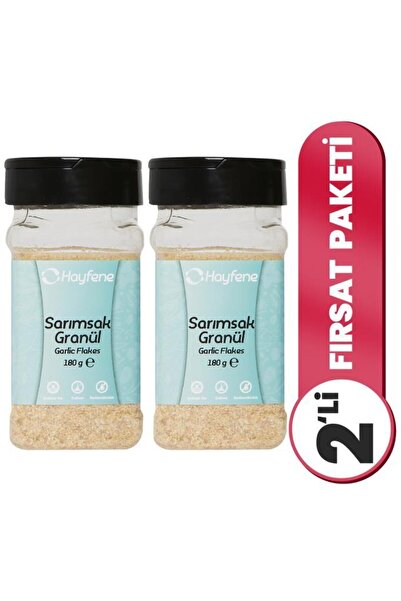 Hayfene Sarımsak Granül 180 G Baharat - 2'li Set