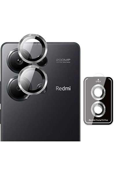 Fibaks Redmi Note 13 Pro 4g Aparatlı Kamera Koruma Renkli Lens Koruyucu Temperli Cam Koruma