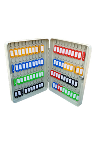 HONEYBEE Lockable Door Powder Coated 80 Sturdy Hooks Key Box