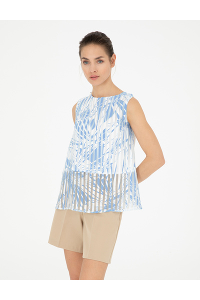 Pierre Cardin Μπλε Μπλούζα Κανονικής Εφαρμογής 50284644-VR036