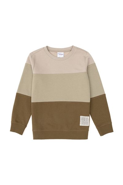 U.S. Polo Assn. Boy's Khaki Crew Neck Sweatshirt 50293549 -Vr027