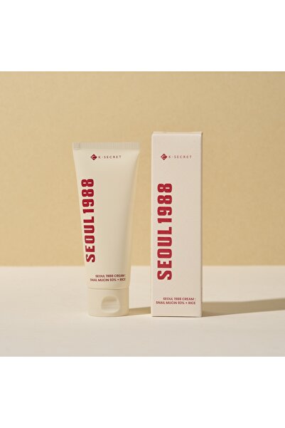 KSECRET Seoul 1988 Cream : Snaıl Mucın 93% Rıce 100ml Salyangoz Müsin Ve Piri...