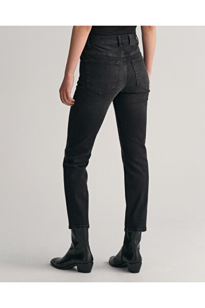 Gant Kadın Siyah Slim Fit Pantolon