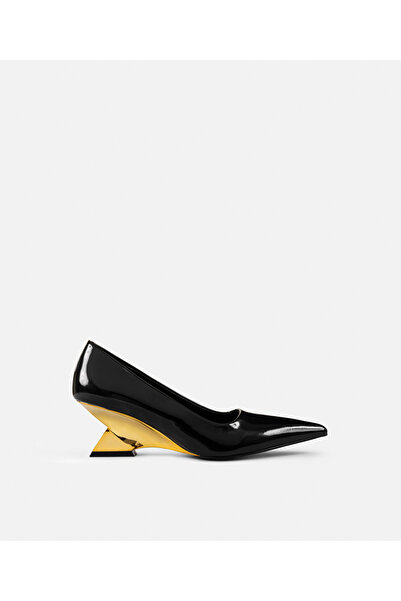 İpekyol Amorf gold topuklu ayakkabı