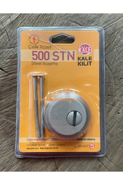 KALE PİRİNÇ SATEN RENK ÇELİK KAPI SİLİNDİR ROZETİ BAREL ROZETİ KAPI GÖBEĞİ