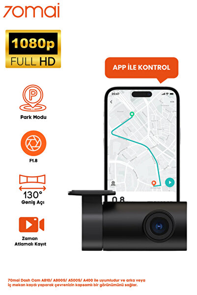 70MAİ RC12 1080p A810 ile Uyumlu Arka Kamera