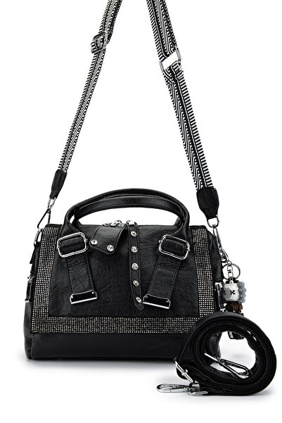 Tamer Tanca Women's Vegan Black Shoulder Bag