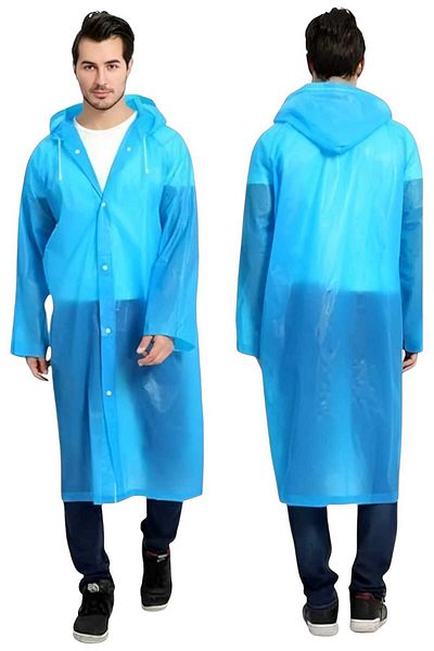 Uniquetrenders Ανδρικό αδιάβροχο με κουκούλα Eva Raincoat
