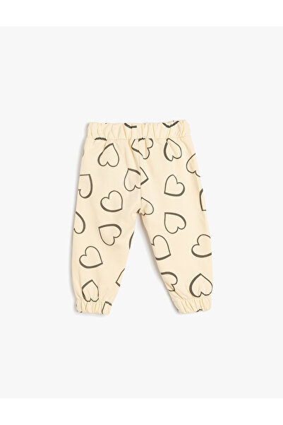 Koton Tepláky Cotton Heart Jogger - rebrovaný a elastický pás