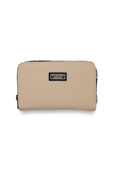 PiyasaSepeti Πορτοφόλι με γραμμένο στοιχείο Beige Studio Forever