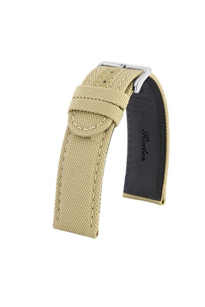 RODER R4104S RODER DERİ KAYIŞ - BEJ - 22X22MM