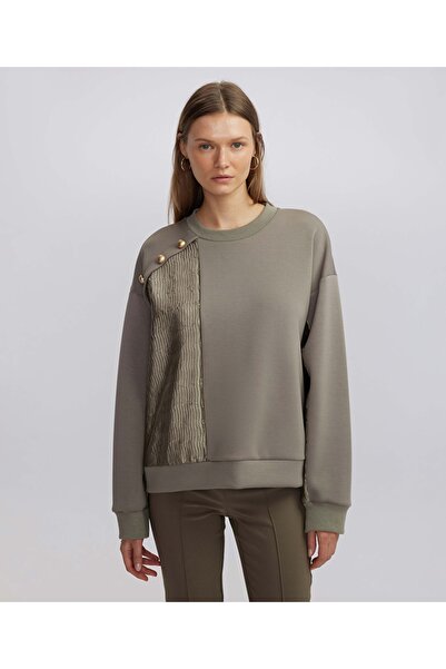 İpekyol Fabric Mix Sweatshirt