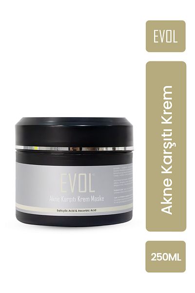 EVOL Anti-Acne Anti-Pimple Anti-Acne Anti-Blackhead Pore Firming Cream Mask 250 ml