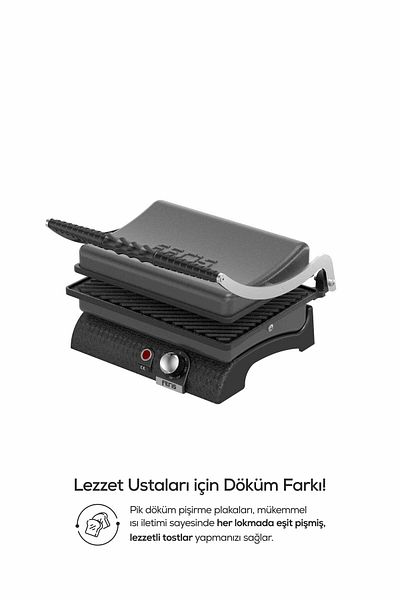 FERİS Anthracite Feris Casting Toaster
