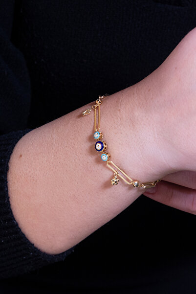 Adil İdil Kuyumculuk 14 Ayar Şans Bilekliği