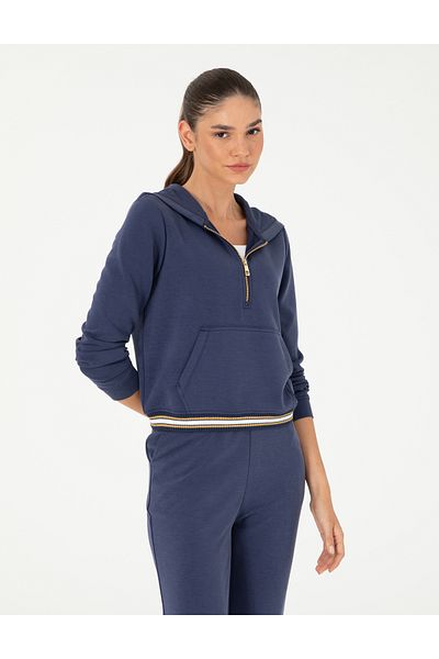 Pierre Cardin Navy Blue Regular Fit Sweatshirt 50291225 -Vr033