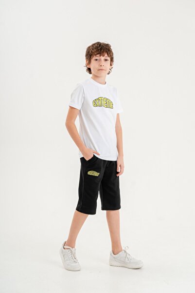 Mışıl Kids EXTREME Printed Boy's T-Shirt Shorts Set