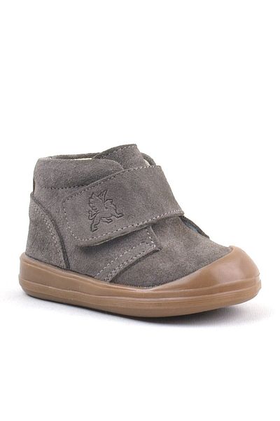Rakerplus Yoohoo Genuine Leather Sand Color Velcro Unisex Baby Boots