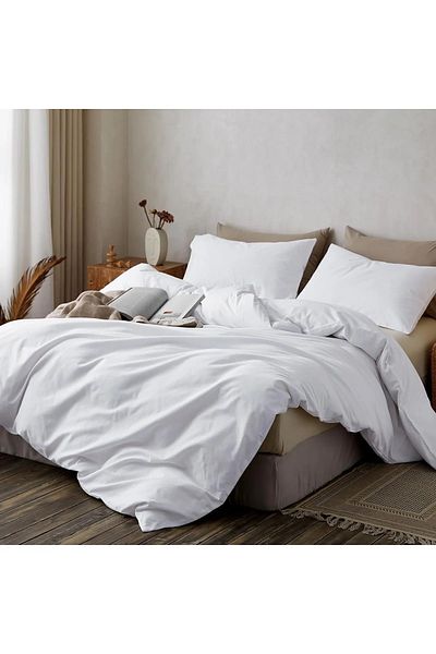 Soft Colours Mint Colored Double Cotton Duvet Cover - 200X220 cm