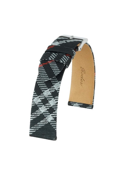 RODER حزام جلد طبيعي R4130 - أسود - 18 ملم - حزام بديل للنسيج والجلد - للجنسين