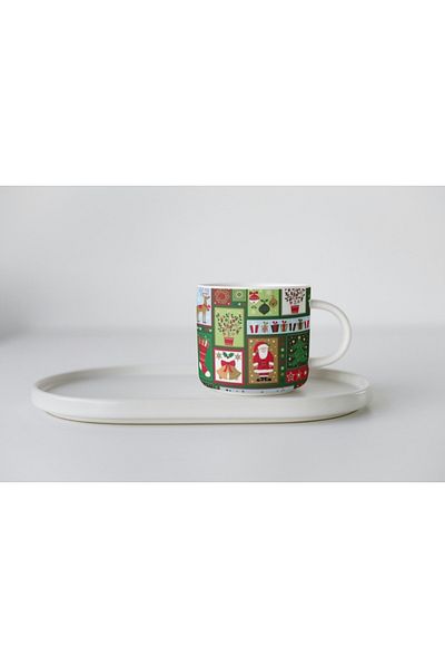 EYBaskı Tasarım Porcelain Christmas Christmas Themed Nescafe Cup