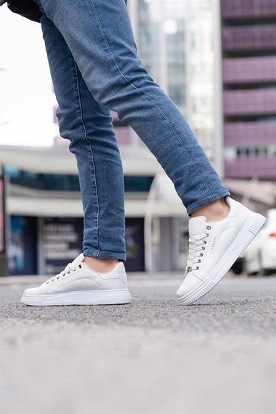 L.A Polo 093 White Color White Sole Men's Casual Shoes